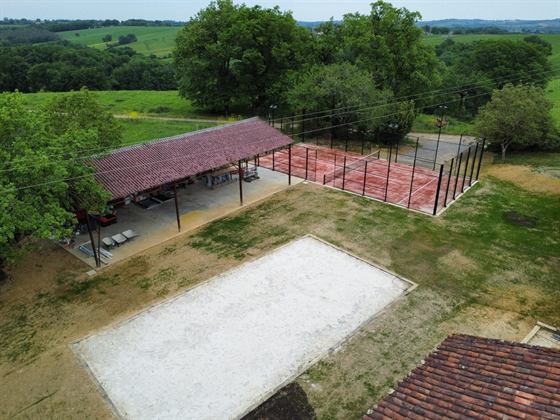Terrain de volleyball — Seailles, Gers