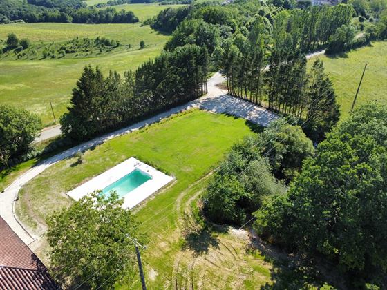 Aménagement piscine extérieure — Seailles, Gers