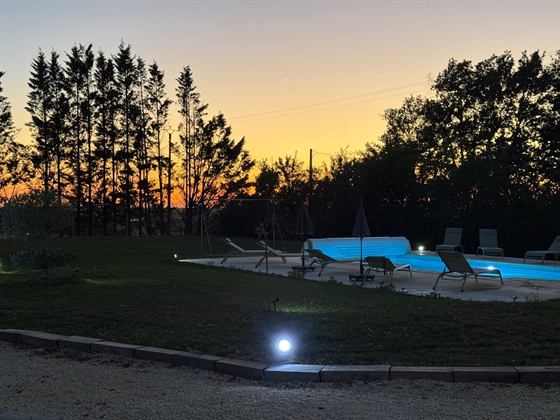 Aménagement piscine extérieure — Seailles, Gers