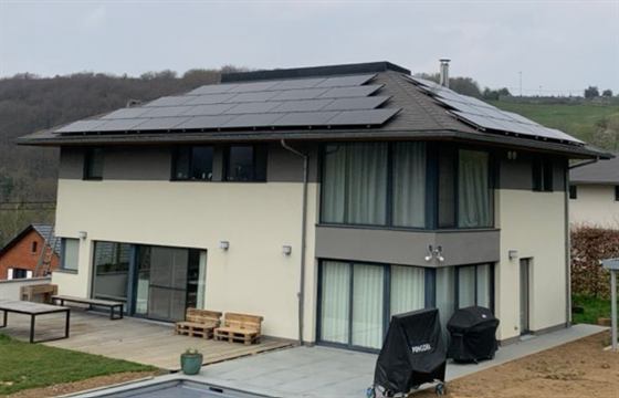 Installation photovoltaïque pavillon chez particulier — Belgique