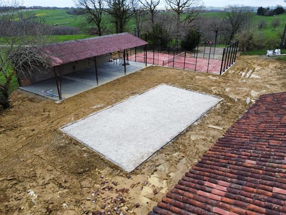 Terrain de volleyball — Seailles, Gers