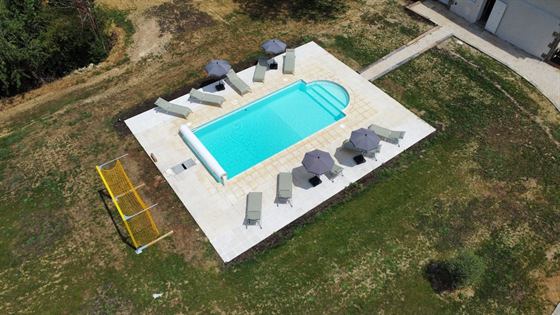 Aménagement piscine extérieure — Seailles, Gers