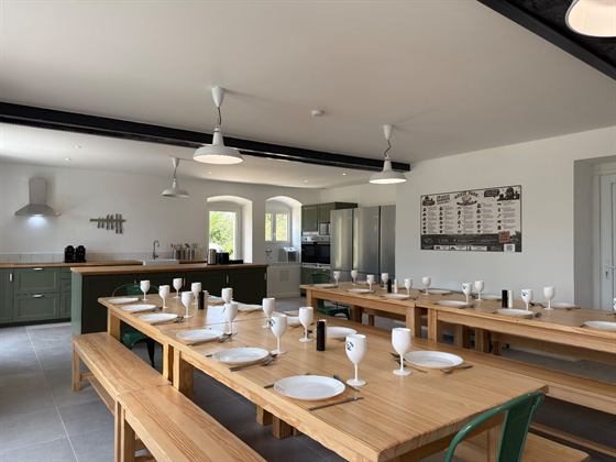 Cuisine pour grand gîte — Seailles, Gers